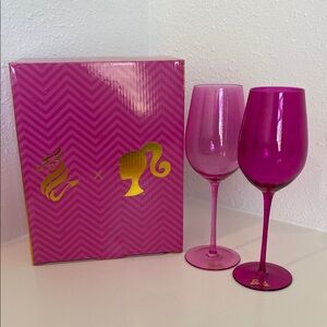 Barbie X Dragon wineglasses